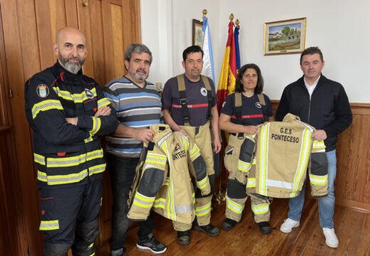 Ponteceso destina preto de 18.000 euros a renovar o equipamento de protección do Grupo de Emerxencias